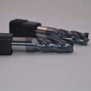 HRC45/HRC55 Tungsten Frezen 4 Fluiten Cutters Met Coating - Product Image 3