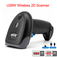 Lector de Códigos de Barras Inalámbrico 1D 2D, con Conexión USB y Bluetooth, Escáner de Códigos de Barras con Lectura Inversa de Datamatrix y Códigos de Puntos, para Sistemas Android, iOS y Windows