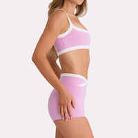 Nouvel ensemble de camisole et soutien-gorge de sport amincissant, anti-transpiration, taille haute, rehausseur de fessiers et sculpteur de ventre, idéal pour les entraînements légers en salle de sport