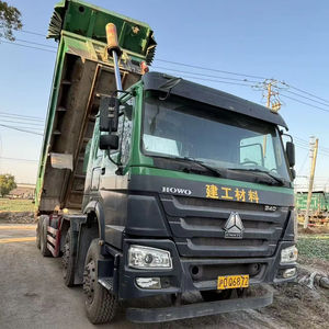 Camion à benne basculante d'occasion HOWO 8*4 Prix bas Excellentes performances Camion à benne basculante d'occasion HOWO à vendre 12 pneus - Product Image 1