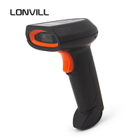 LONVILL 2000mAh Batería Usb Inalámbrico Supermercado Pistola de escaneo de código de barras