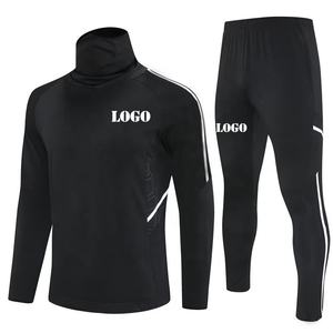 Chándal <span class=keywords><strong>de</strong></span> fútbol para niños <span class=keywords><strong>de</strong></span> cuello alto barato, traje <span class=keywords><strong>de</strong></span> fútbol para hombre, trajes <span class=keywords><strong>de</strong></span> entrenamiento <span class=keywords><strong>de</strong></span> fútbol <span class=keywords><strong>de</strong></span> manga larga, conjuntos <span class=keywords><strong>de</strong></span> sudadera y pantalones azul oscuro - Product Image 5