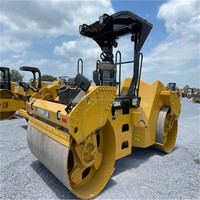 Rouleau compresseur routier Caterpillar Cat CB64 d'occasion à vendre, rouleau compresseur vibratoire à double tambour Cat CB64 d'occasion à vendre