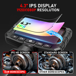 Caméra <span class=keywords><strong>d</strong></span>'inspection numérique LAFOCH U400, endoscope, <span class=keywords><strong>d</strong></span>étecteur, explorateur, outils <span class=keywords><strong>de</strong></span> réparation automobile, caméra articulée pour inspection <span class=keywords><strong>de</strong></span> canalisations - Product Image 3