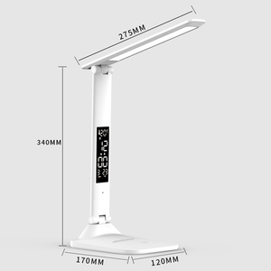โคมไฟตั้งโต๊ะแบบสัมผัส <span class=keywords><strong>LED</strong></span> ขายส่ง โคมไฟตั้งโต๊ะ <span class=keywords><strong>LED</strong></span> พับได้ ABS USB สำหรับเด็ก โคมไฟอ่านหนังสือ พร้อมที่วางโทรศัพท์แบบดิจิตอล - Product Image 2