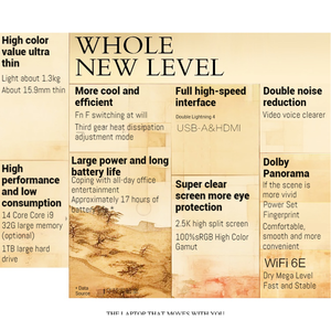 Ordinateur portable de bureau professionnel Asus Zenbook 14 14 pouces 2.5K à large gamme de couleurs, processeur Core i9 13900H, 32 Go, 1 To, excellent rapport qualité-prix - Product Image 2