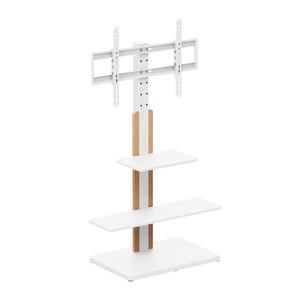 Soporte de Suelo Universal para TV de Estudio con Inclinación y Altura Ajustables, con Estantes, Máx. Soporte VESA 600x400 para Pantallas Planas o Curvas de 32 a 75 Pulgadas - Product Image 5