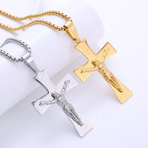 Opular Old lross taintaintaintainrist Rist eligious esue Crucifix Ross endant Ant eckecklace For Men - Product Image 6