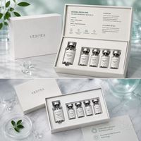 Système de mélange frais biphasé ODM, ensemble de soins pour la peau en poudre d'exosomes lyophilisés, sérum réparateur à marque privée avec bioactifs personnalisés