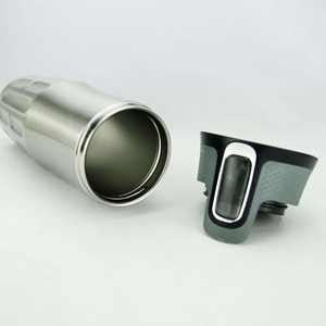 Tasse de voyage moderne à double paroi sous vide en acier inoxydable 304, simple et portable pour l'extérieur – Cadeau publicitaire en gros - Product Image 2