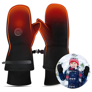 Gants chauffants USB rechargeables pour enfants, mitaines en polyester à piles pour garçons et filles, pour le ski et le snowboard - Product Image 1