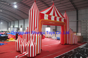 باب محمول مخصص لنادي سيرك قابل للنفخ مدخل نفخ قوس سيرك للزينة - Product Image 5
