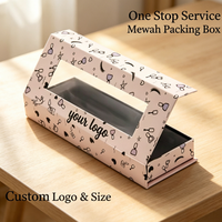 Boîte en carton personnalisée avec insert en plastique, logo privé, emballage cosmétique en carton blanc pour gloss et soins de la peau