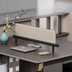 Escritorio de oficina ejecutivo de pie modular de madera maciza de lujo contemporáneo muebles de cubículo de alta calidad - Product Image 5