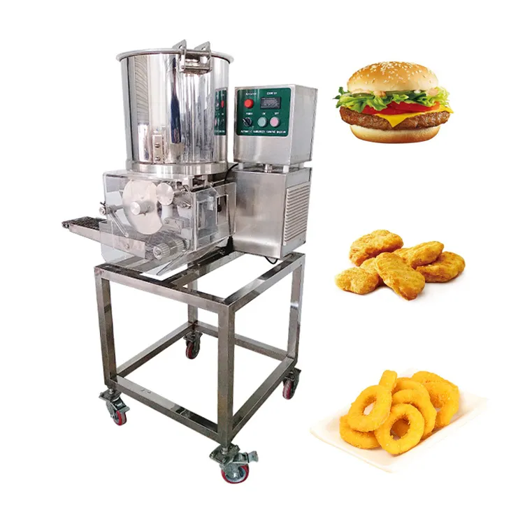Máquina de pequena capacidade automática de peixes, máquina formadora de hambúrguer de carne de bovino patty