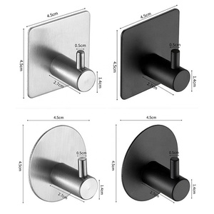 Multifunctional Wall <strong>Hooks</strong> Hanger Bathroom Office <strong>Hooks</strong> Kitchen Home <strong>Stick</strong> Stainless Steel Adhesive <strong>Hooks</strong> - Product Image 3