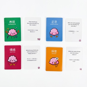 Mindful Talk : jeu de société personnalisé pour les fêtes, impression sur mesure, cadeau de Noël, jeu de cartes de haute qualité, communication, émpathie, brise-glace - Product Image 5