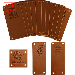 <span class=keywords><strong>Etichette</strong></span> in Pelle Personalizzate Fatte <span class=keywords><strong>a</strong></span> <span class=keywords><strong>Mano</strong></span>, <span class=keywords><strong>Etichette</strong></span> in Pelle PU con Goffratura e Fori <span class=keywords><strong>per</strong></span> <span class=keywords><strong>Lavori</strong></span> Artigianali - Product Image 2