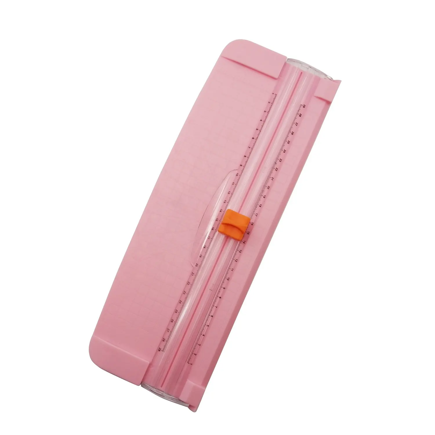 Escritório design extravagante senhora desktop rosa manual A4 presente cortador de papel aparador com retire a régua para corte de papel