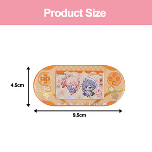 Металлический значок в форме игровой консоли с возможностью нанесения логотипа, заготовка из жести, булавка-значок на задней стороне - Product Image 4