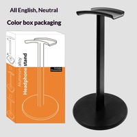 Support pour casque, bureau d'ordinateur, alliage d'aluminium, support pour casque de jeu