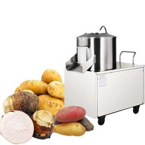 Machine industrielle automatique de pelage, découpe, tranchage et hachage de légumes pour pommes de terre, aubergines et plus, machine à peler l'ail pour l'industrie - Product Image 3