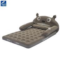 Matelas gonflable portatif de matelas gonflable durable pour l'usage à la maison avec le dossier de carton