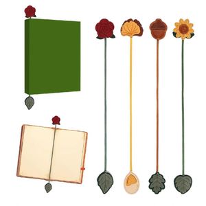 Beautiful Sunflower Pattern Faux Leather <b>Bookmark</b> for Teacher's Day, Flower Book Page Holder, Ideal Gifts for Learning - Product Image 1