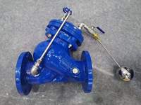 Vanne flottante télécommandée OEM pour réservoir d'eau, vanne de régulation automatique du niveau de liquide, vanne de remplissage hydraulique, port 4 pouces, modèle à 2 connexions