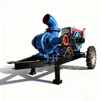 Camion-pompe mobile horizontal automatique à turbine fermée 8 10 12 16 20 pouces Pompe à eau à flux mixte