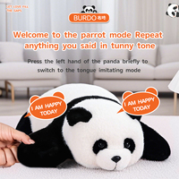 Peluche Panda Parlant IA, Jouet en Polyester Rempli de Coton PP, Confortable, Lavable, Emballage en Boîte, Jouet ODM