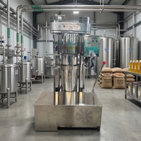 Máquina Hidráulica Automática Digital de Prensado en Frío para Extraer Aceite de Cacao, Semillas de Sésamo, Coco, Oliva y Aguacate