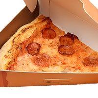 Kotak Pizza Lipat Segitiga Kecil Cetak Kustom Murah Grosir, Kotak Kemasan Makanan Pizza Mini Sekali Pakai untuk Dibawa Pulang