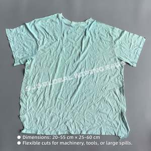 ผ้าเช็ดทำความสะอาดอุตสาหกรรม 100% ผ้าฝ้ายแท้ สีอ่อน - Product Image 3