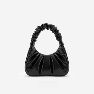 Cross-border Luxury Cloud Bag GABBI White Genuine Leather <b>Square</b> Pleated Tote Handbag Women French Style Single-Shoulder Niche - Product Image 4