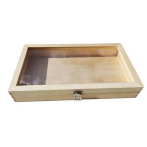 Boîte <span class=keywords><strong>en</strong></span> <span class=keywords><strong>bois</strong></span> personnalisée avec fenêtre transparente vitrine <span class=keywords><strong>en</strong></span> <span class=keywords><strong>bois</strong></span> naturel pour femmes - Product Image 2