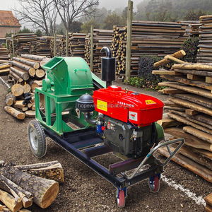 Broyeur Électrique Mobile HOPE 420-900, Moteur de Broyeur à Bois Haute Efficacité, Capacité 1T/H, 220V, Diamètre Max. 12CM, Occasion - Product Image 1
