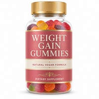 Gummies personnalisées pour la prise de poids - Formule végétalienne naturelle, mélange coloré, vente en gros OEM