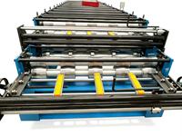 Línea de Producción de Láminas para Techos de Acero Galvanizado Automática con Control PLC, Máquina de Fabricación de Láminas para Techos