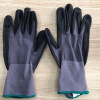 Usine de gants Doublure en spandex et nylon de calibre 15 Gant en nitrile micro mousse Gant de travail en nitrile hautement durable pour travaux de jardin En388