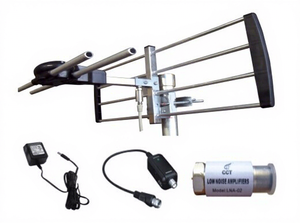 Antena Exterior Amplificada Xinxidi, Antena HDTV DTT, Antena Yagi Exterior Plegable de Doble Polarización HDA-201L2 - Product Image 4