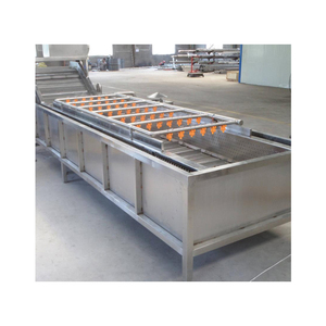 High Quality Commercial Bubble Washer <b>Vegetable</b> Bubble Washer Machine With Roller <b>Brushes</b> for Sale - Product Image 6