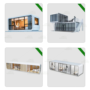 Cabane de luxe en forme de pomme pour les développeurs de complexes de glamping |   Fenêtres panoramiques, Prêt pour la <span class=keywords><strong>maison</strong></span> intelligente, Personnalisation de la marque - Product Image 3