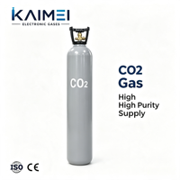 Dióxido de Carbono CO2 Electrónico de Grado 99.9999% 6N para Limpieza de Semiconductores y Procesos CVD PECVD