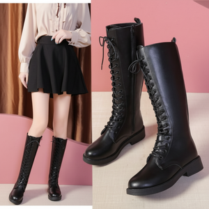 Botas Western con cordones de Walker Hill, botines con forro polar de Long Walker Hill con cómodas botas occidentales de Walker Hill, de estilo occidental - Product Image 1