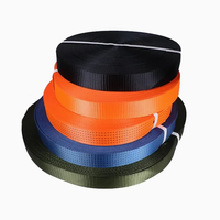 Sangles d'arrimage pour camions en polyester haute résistance 25mm 50mm 75mm, sangle en polyester 4 tonnes pour matériel de levage