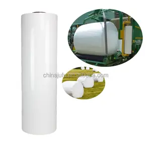 750mm pellicola elastica prezzo di fabbrica Jumbo Roll bianco silaggio Flim