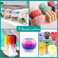 Colorant liquide pour bougies DIY 1 kg, naturel, sûr, haute concentration, pour couleurs de bougies personnalisées, facile à utiliser, fabrication de bougies à la cire de soja