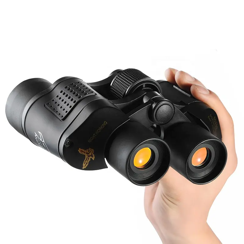 wholesale 60x60 binoculars with coordinates night vision outdoor camping binoculars high definition red film telescope
