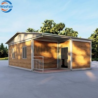 Maison préfabriquée de luxe en acier triangulaire démontable WinFair Honduras pour logement d'appoint / maison d'hôtes aux États-Unis